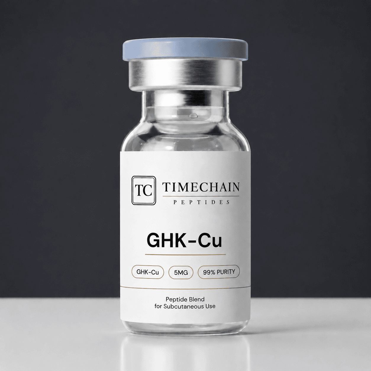 Timechain research vial, GHK-Cu